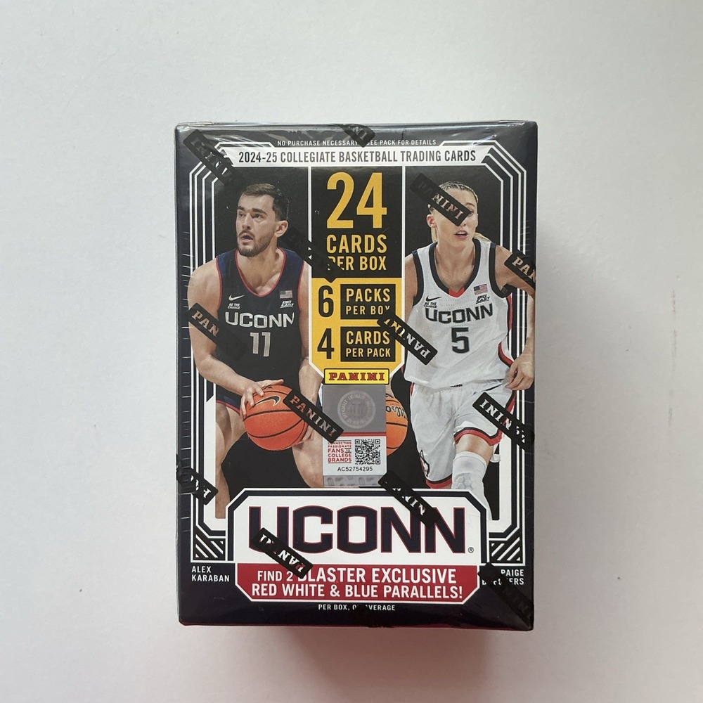 2024-25 PANINI UCONN COLLEGIATE BASKETBALL FACTORY SEALED BLASTER BOX